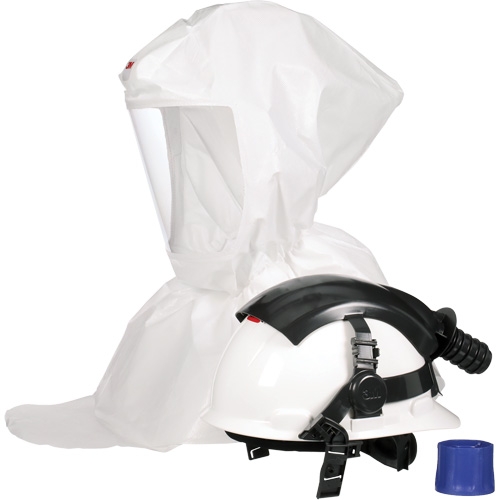 Versaflo S-Series Painter's Hood Assembly S-767 with Inner Shroud & Hardhat, Standard, Hard Top, Single Shroud Haskins Industrial Inc.