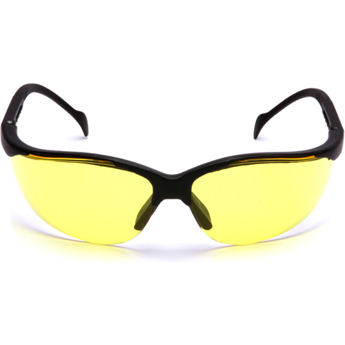 Lunettes de s&eacute;curit&eacute; &agrave; demi-monture Venture II, Lentille Ambr&eacute;e, ANSI Z87+/MCEPS GL-PD 10-12/R&eacute;pond ou surpasse la norme CSA Z94.3 Haskins Industrial Inc.