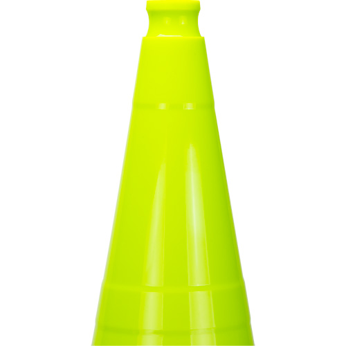 Premium Traffic Cone, 28", Lime Green Haskins Industrial Inc.