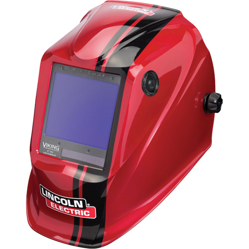 VIKING 3350 Code Red&reg; Welding Helmet, 3.74" L x 3.34" W View Area, 5 - 13 Shade Range Haskins Industrial Inc.