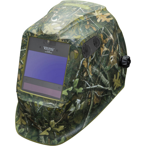 VIKING 2450 ADV Series White Tail Camo&reg; Helmet, 3.82" L x 2.44" W View Area, 5 - 13 Shade Range Haskins Industrial Inc.