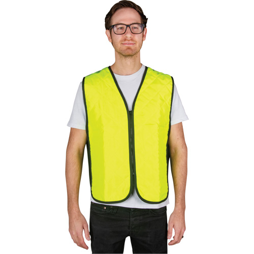 Evaporative Cooling Vest, Medium, High Visibility Lime-Yellow Haskins Industrial Inc.