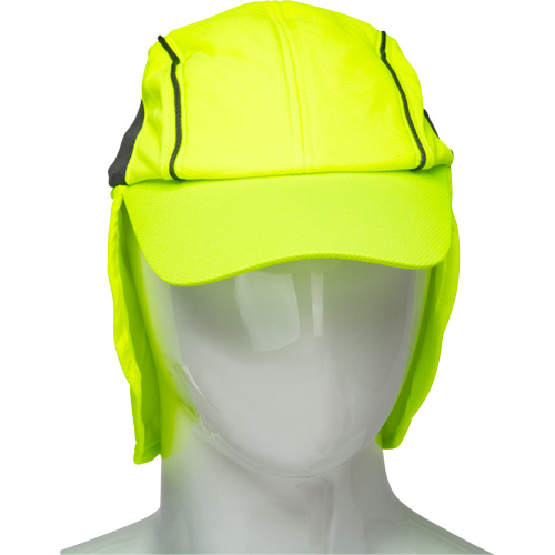 Cooling Hat with Neck Shade, Hi-Vis Lime Haskins Industrial Inc.