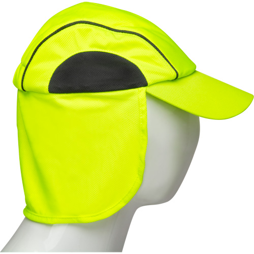 Cooling Hat with Neck Shade, Hi-Vis Lime Haskins Industrial Inc.