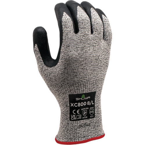 Gants r&eacute;sistants &agrave; la coupe XC800, Taille 6/Petit, Calibre 13, Rev&ecirc;tement Nitrile, Enveloppe en PEHP, ASTM ANSI niveau A5/EN 388 niveau E Haskins Industrial Inc.