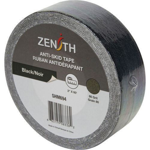 Anti-Skid Tape, 2" x 60', Black Haskins Industrial Inc.