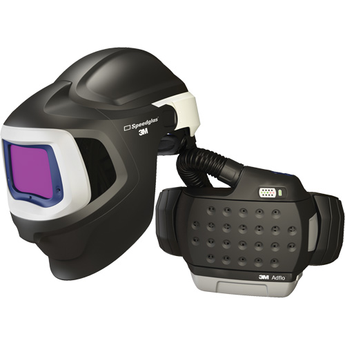 Adflo Powered Air Purifying Respirator HE System with Speedglas 9100 MP Welding Helmet, Welding Helmet, Lithium-Ion Battery Haskins Industrial Inc.
