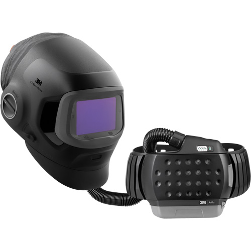 Casque de soudage Speedglas G5-03 Pro-Air avec syst&egrave;me de respirateur d'&eacute;puration d'air propuls&eacute; Adflo — filtre autoassombrissant VC, Masque de soudage, Pile Lithium-ion Haskins Industrial Inc.