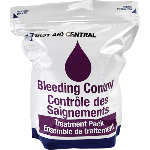 13 articles pour le contr&ocirc;le des saignements la trousse d'intervention d'urgence de premiers soins Haskins Industrial Inc.