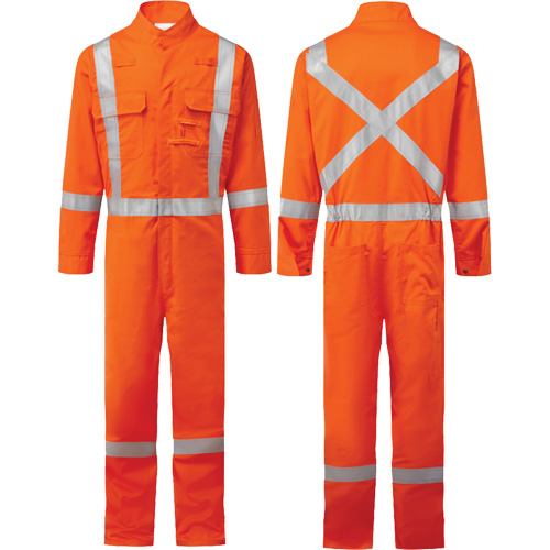 Combinaison FR Bizflame 88/12 Iona 7 oz. FR510, Taille 36, Orange Haskins Industrial Inc.