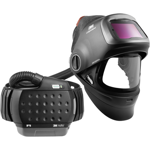 Masque de soudage &agrave; usage intensif Speedglas G5-01 avec syst&egrave;me de respirateur d'&eacute;puration d'air propuls&eacute; Adflo, Masque de soudage, Pile Lithium-ion Haskins Industrial Inc.
