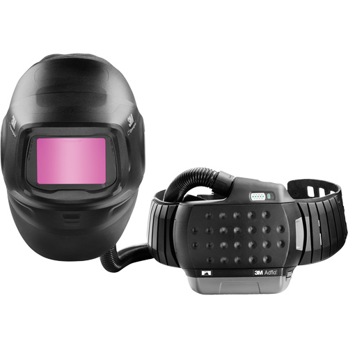 Masque de soudage &agrave; usage intensif Speedglas G5-01 avec syst&egrave;me de respirateur d'&eacute;puration d'air propuls&eacute; Adflo, Masque de soudage, Pile Lithium-ion Haskins Industrial Inc.