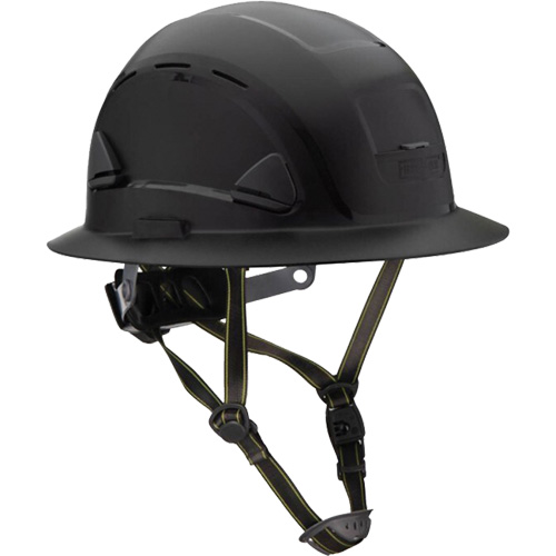 Casque Fibre Metal de style escalade avec bordure compl&egrave;te, R&eacute;pond aux normes CSA type 2, Suspension Rochet, Ventil&eacute; Haskins Industrial Inc.