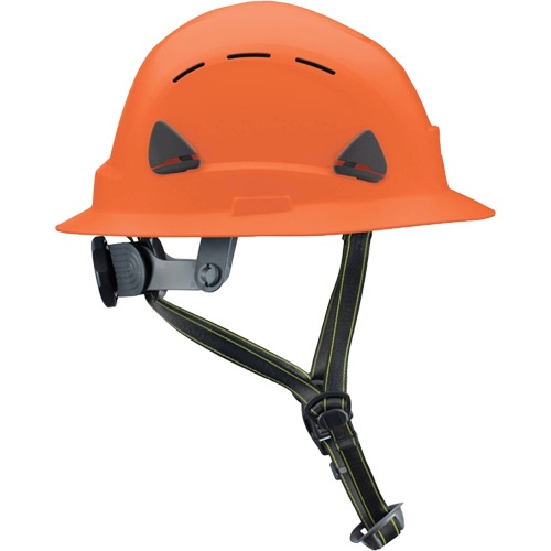 Casque Fibre Metal de style escalade avec bordure compl&egrave;te, R&eacute;pond aux normes CSA type 2, Suspension Rochet, Ventil&eacute; Haskins Industrial Inc.