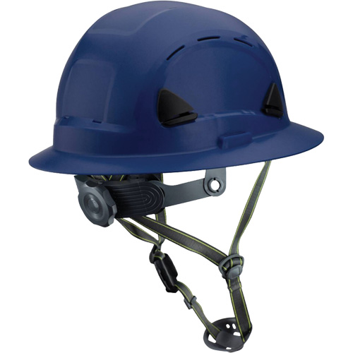 Casque Fibre Metal de style escalade avec bordure compl&egrave;te, R&eacute;pond aux normes CSA type 2, Suspension Rochet, Ventil&eacute; Haskins Industrial Inc.