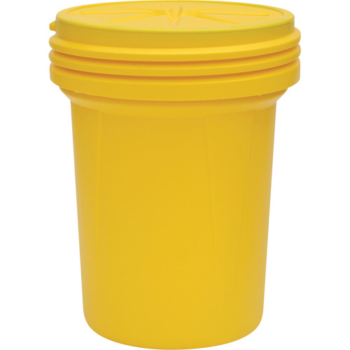 Lab Pack Plastic Barrel Drum with Screw-On Lid, 30 US gal., Mobile/Stationary Haskins Industrial Inc.