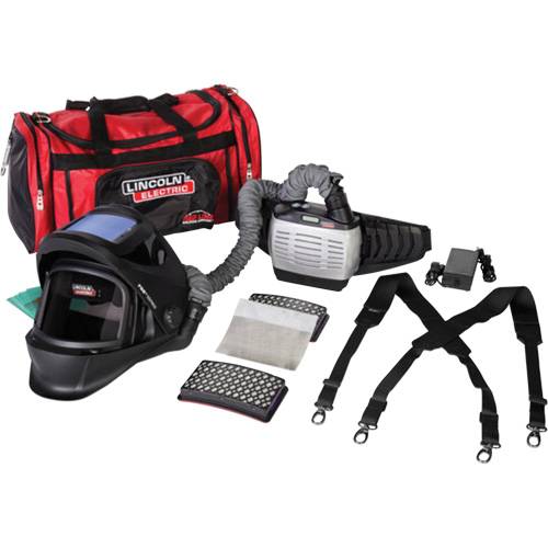 VIKING 3250D FGS&reg; Auto-Darkening PAPR with Extended Battery, Welding Helmet, Lithium-Ion Battery Haskins Industrial Inc.