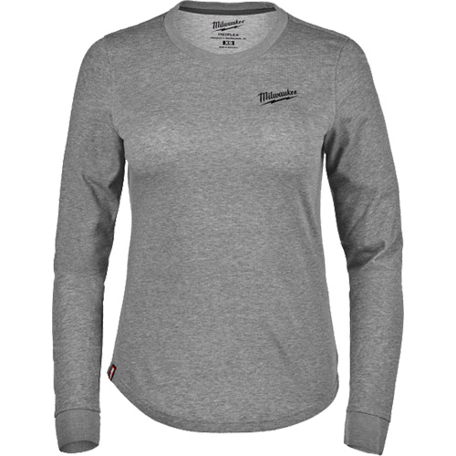 FREEFLEX Long-Sleeve Hybrid T-Shirt, Women's, X-Small, Grey Haskins Industrial Inc.