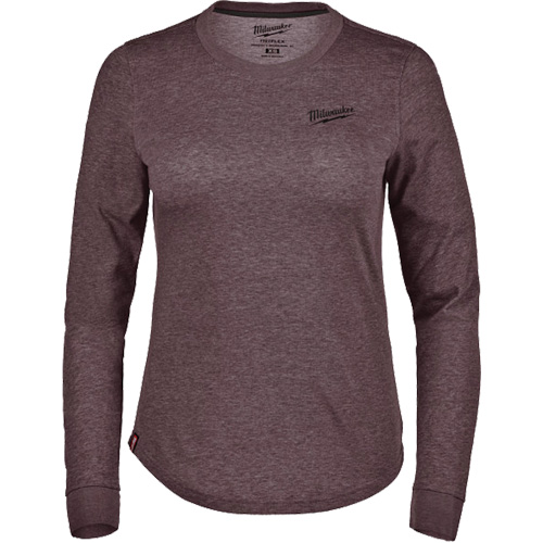 FREEFLEX Long-Sleeve Hybrid T-Shirt, Women's, X-Small, Purple Haskins Industrial Inc.