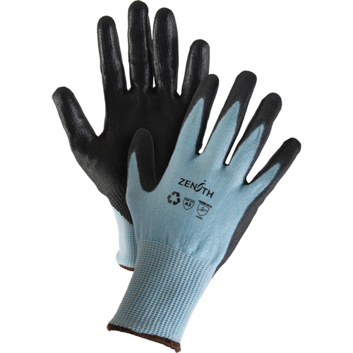 Gants &eacute;lastiques &eacute;cologiques r&eacute;sistants &agrave; la coupe, Taille 7, Calibre 13, Rev&ecirc;tement Polyur&eacute;thane, Enveloppe en PEHP/rPET, ASTM ANSI niveau A3 Haskins Industrial Inc.