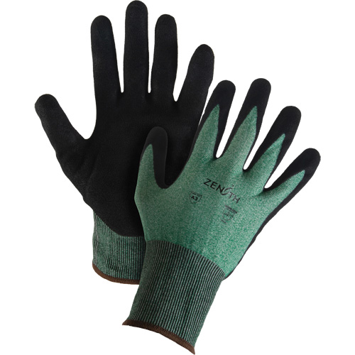 Gants l&eacute;gers et haute dext&eacute;rit&eacute; r&eacute;sistants &agrave; la coupe, Taille 7, Calibre 21, Rev&ecirc;tement Mousse de nitrile, Enveloppe en Acier inoxydable/PEHP, ASTM ANSI niveau A3 Haskins Industrial Inc.