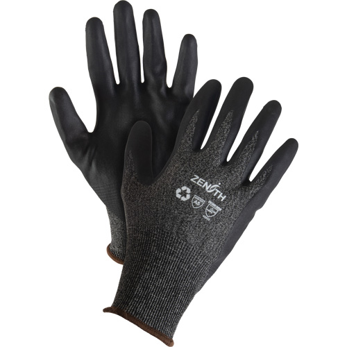Gants &eacute;cologiques, l&eacute;gers, et r&eacute;sistants &agrave; la coupe, &agrave; haute dext&eacute;rit&eacute;, Taille 8, Calibre 21, Rev&ecirc;tement Mousse de nitrile, Enveloppe en Acier inoxydable/PEHP/rPET, ASTM ANSI niveau A5 Haskins Industrial Inc.