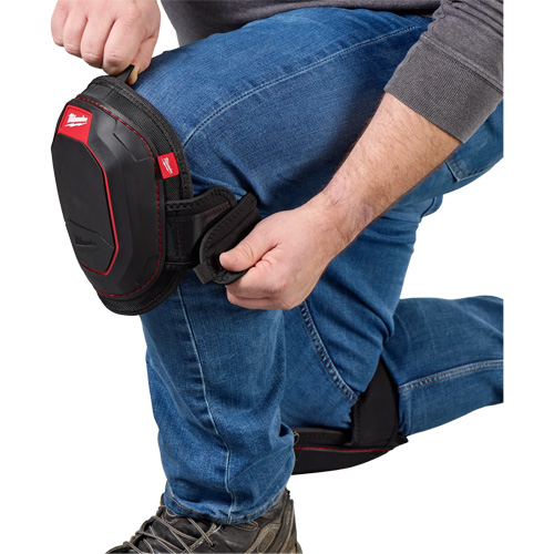 High-Mobility Knee Pad, Hook and Loop Style, Plastic Caps, Foam Pads Haskins Industrial Inc.
