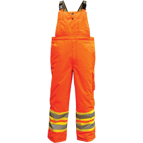 6450PO Freezer 300D Trilobal Overalls, Polyester, Small, High Visibility Orange Haskins Industrial Inc.