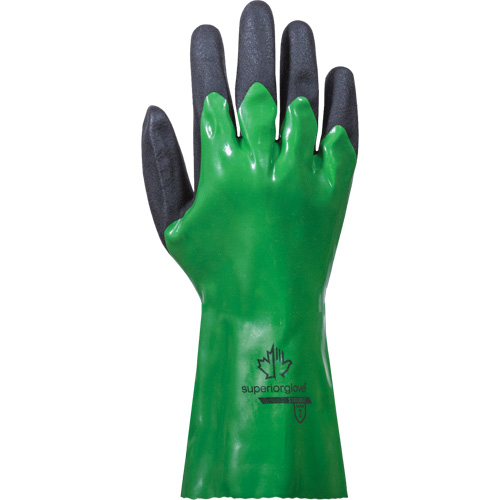 SolvStop Chemical-Resistant Gloves, Size 7, 12" L, PVC Haskins Industrial Inc.