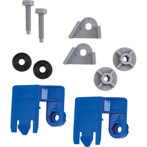 Jeu d'adaptateurs A4 bleu pour casques &agrave; fentes Haskins Industrial Inc.