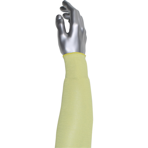 Kut Gard&reg; Single-Ply Cut-Resistant Sleeve, Aramid/ATA&reg;, 10", ASTM ANSI Level A4, Yellow Haskins Industrial Inc.