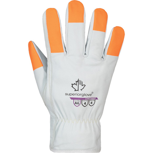 Endura Pro High-Visibility Cut-Resistant Gloves, Size X-Large, Cowhide Shell, ASTM ANSI Level A6 Haskins Industrial Inc.