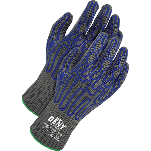 Gants enduits r&eacute;sistants &agrave; la coupe pour le contact alimentaire Deny, Taille 8, Calibre 7, Rev&ecirc;tement Silicone, Enveloppe en PEHP, ASTM ANSI niveau A9/EN 388 niveau F Haskins Industrial Inc.