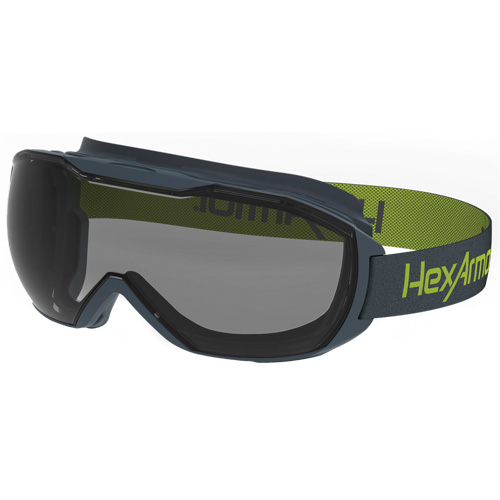 MX500 Safety Goggles, Grey Lens, Anti-Fog/Anti-Scratch, Indirect Vent Haskins Industrial Inc.