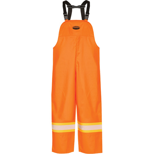 R805 Hurricane Bib Pants, Small, High Visibility Orange Haskins Industrial Inc.