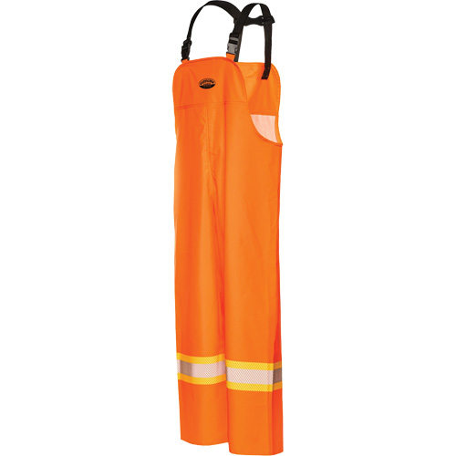 R805 Hurricane Bib Pants, Small, High Visibility Orange Haskins Industrial Inc.
