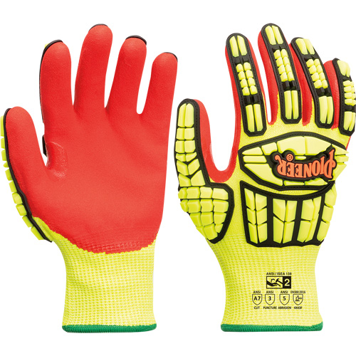 Cut and Impact-Resistant Gloves, Small, Synthetic Palm, Knit Wrist Cuff Haskins Industrial Inc.