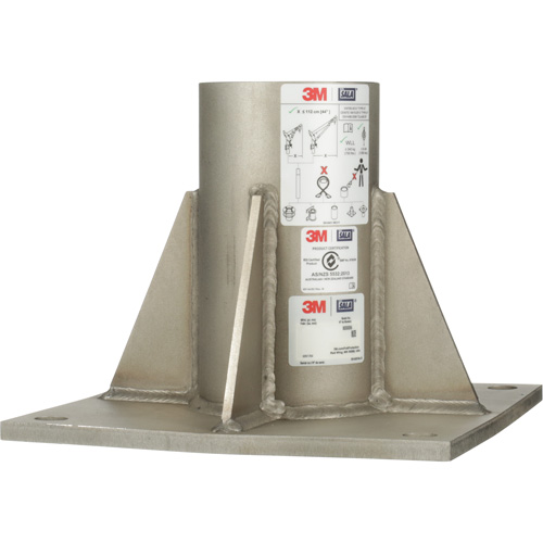 Base de m&acirc;t de potence haute capacit&eacute; en acier inoxydable &agrave; fixation au sol pour espace clos DBI-SALA Haskins Industrial Inc.