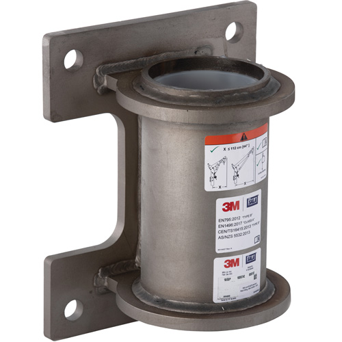 DBI-SALA&reg; Confined Space Wall Mount Base, Stainless Steel Haskins Industrial Inc.