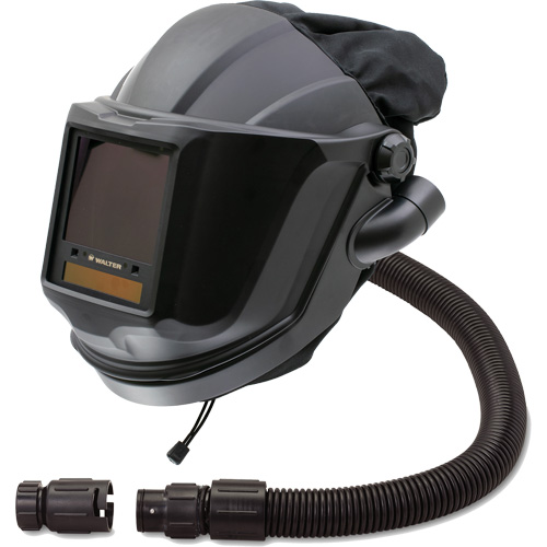 MAXSHIELD&reg; Supplied Air Respirator Shield & Flip-Front Welding with ADF Lens & Control Valve, Universal, Facepiece Haskins Industrial Inc.