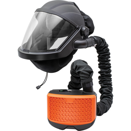 Ensemble de respirateur &agrave; purificateur d'air motoris&eacute; avec ventilateur PEAKAIR MAXSHIELD, Respirateur &agrave; masque, Pile Lithium-ion Haskins Industrial Inc.