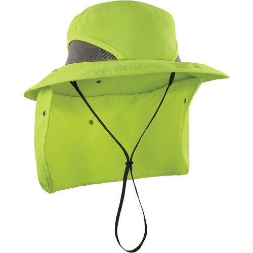 Chapeau de garde forestier 8934 Chill-Its avec prot&egrave;ge-nuque, petit/moyen, Lime haute visibilit&eacute; Haskins Industrial Inc.