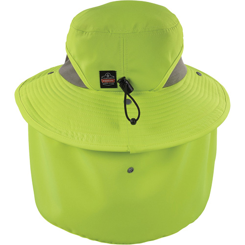 Chapeau de garde forestier 8934 Chill-Its avec prot&egrave;ge-nuque, petit/moyen, Lime haute visibilit&eacute; Haskins Industrial Inc.