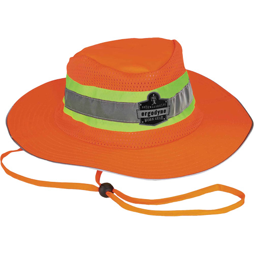 Chapeau de soleil de garde forestier GloWear 8935, grand/tr&egrave;s-grand, Orange haute visibilit&eacute;, Polyester Haskins Industrial Inc.