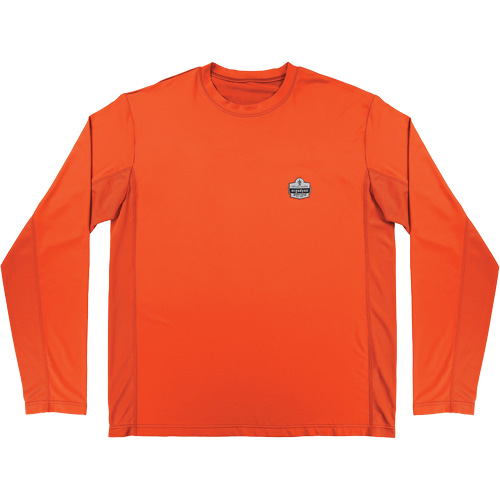 Chemise de refroidissement &agrave; manches longues avec protection solaire et UV Chill-Its 6689, Orange, Petit Haskins Industrial Inc.