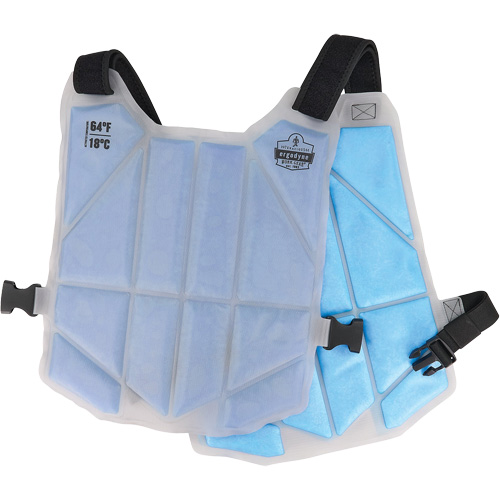 Chill-Its 6210 Phase Change Cooling Vest, One Size, Blue Haskins Industrial Inc.