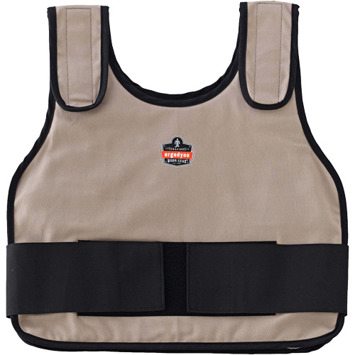 Chill-Its 6230 Standard Phase Change Cooling Vest with Rechargeable Packs, Small/Medium, Khaki Haskins Industrial Inc.