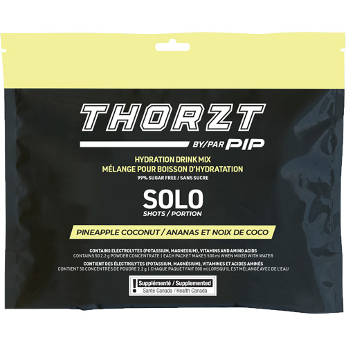 THORZT Sugar-Free Solo Shot Hydration Drink Mix, Single Serve, Pineapple-Coconut Haskins Industrial Inc.
