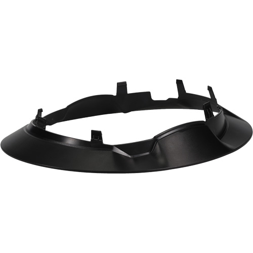 Wide Clip-On Full Brim for RZRBack Climbing Helmet, White Haskins Industrial Inc.