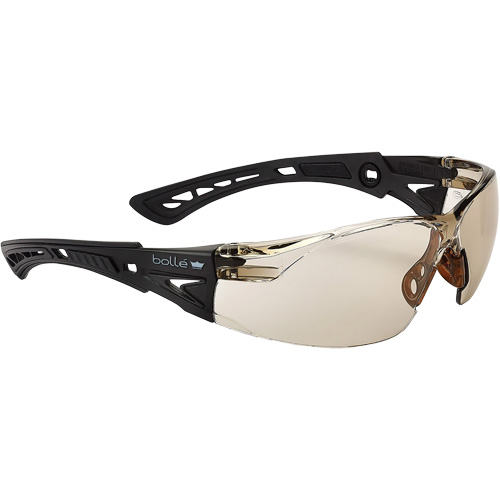 Rush+ Small BSSI Safety Glasses, Copper/Brown Lens, Anti-Fog/Anti-Scratch, ANSI Z87+ Haskins Industrial Inc.